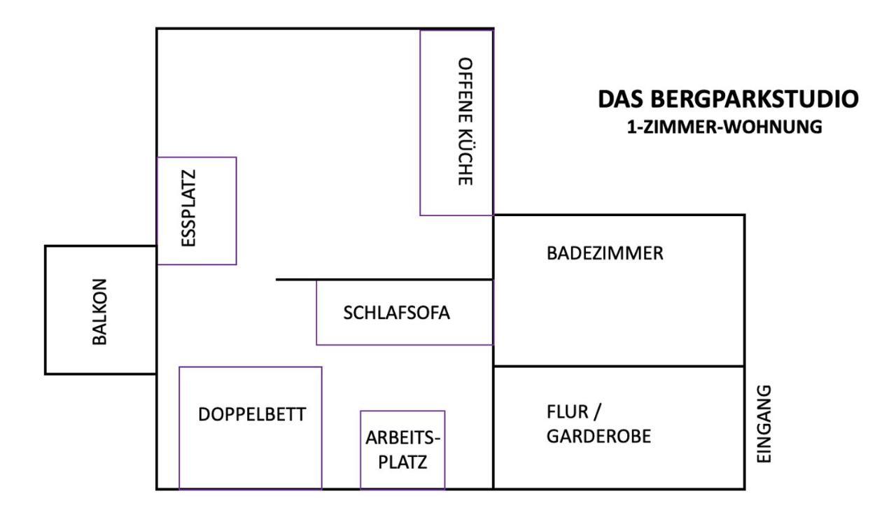 Das Bergparkstudio Apartment Касел Екстериор снимка